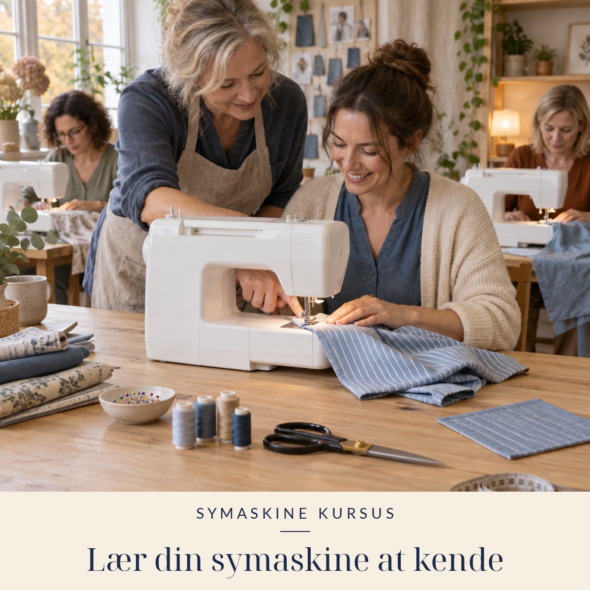 Symaskine kursus – lær din symaskine at kende